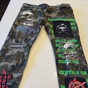 Rockstar Original Camo Graphic Slim Jeans